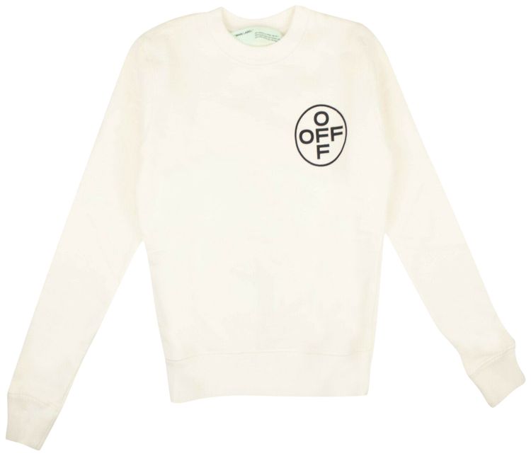 Off White Fight Crewneck Off WhiteMulticolor