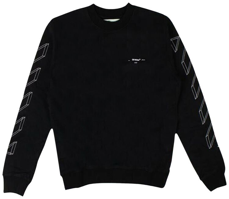 Off White Diag Caravaggio Sweatshirt Black