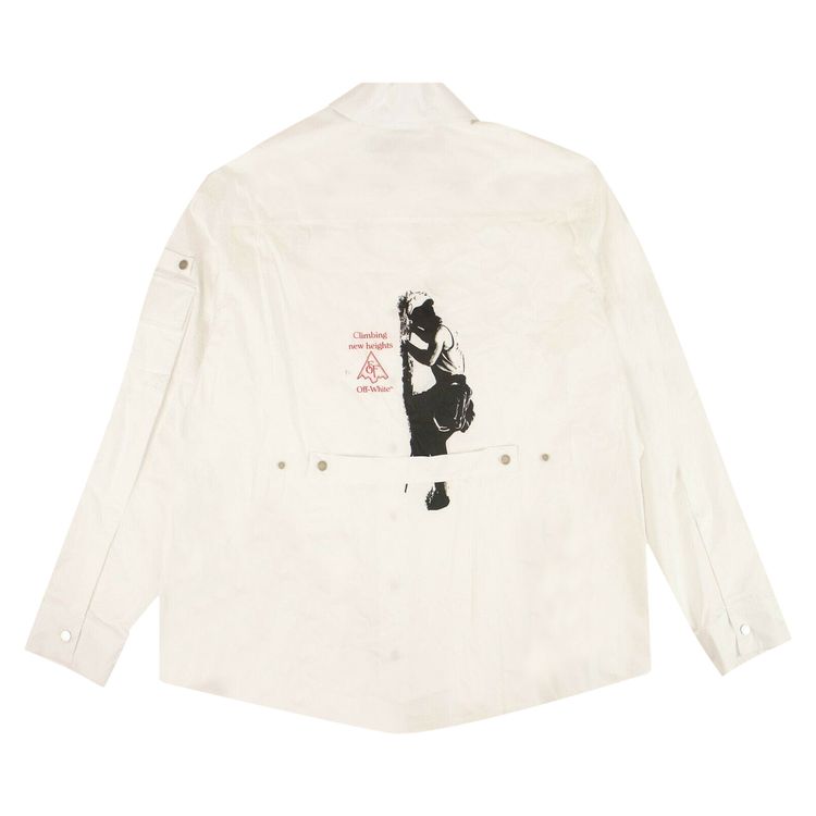 Off White Vert Climb Voyager Shirt White