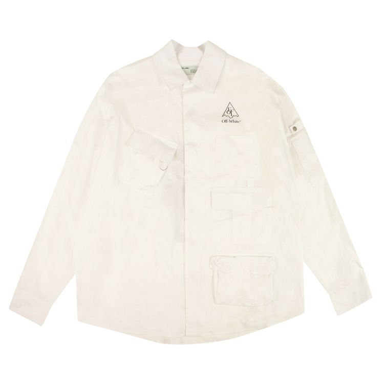 Off White Vert Climb Voyager Shirt White