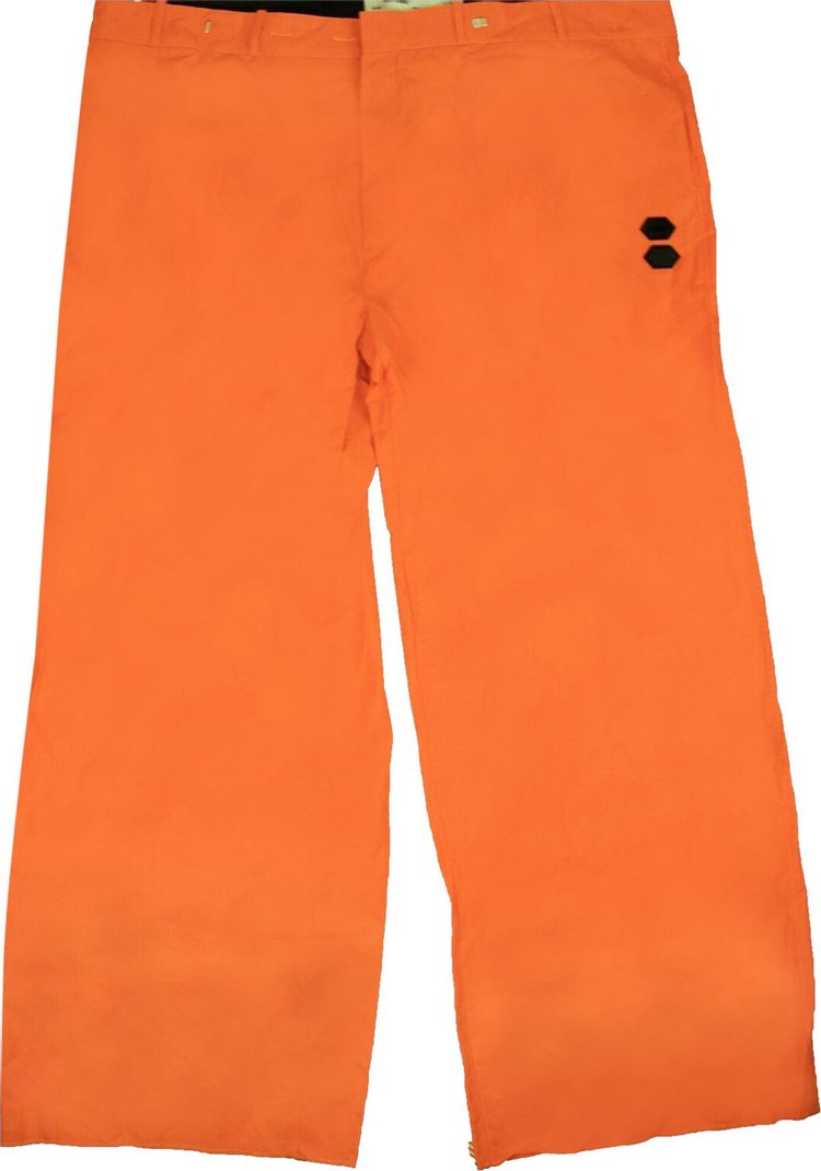 Off-White Nylon Oversized Pants 'Orange'