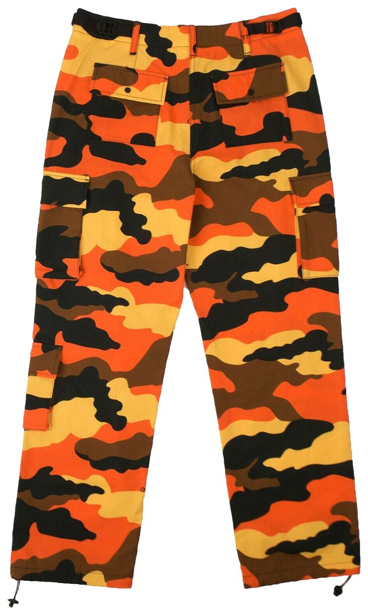 Off White Camouflage Pants Orange