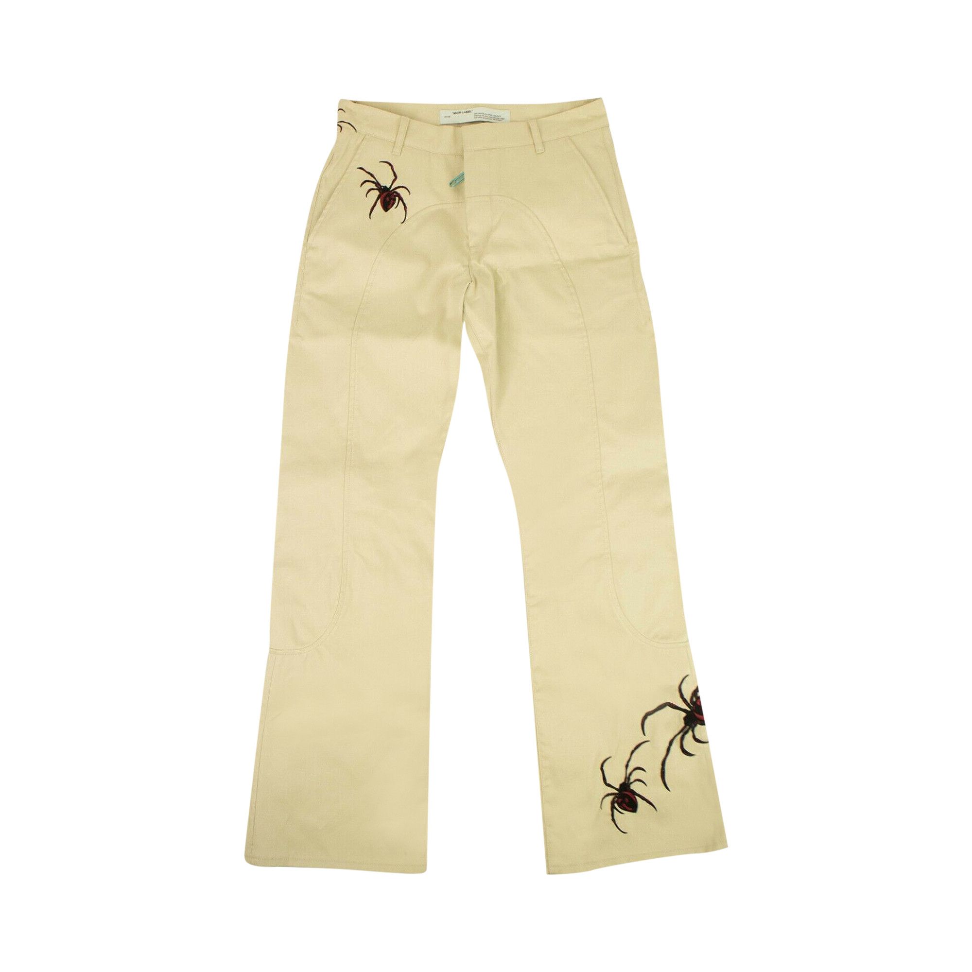 ★Off-White★ Camouflage Logo Patch Pajama Pants Beige OWCA1 Off-White™ Camo Cotton Sweat Pants Release | Hypebeast