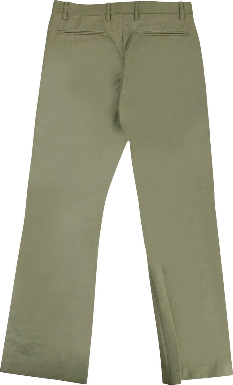 Off White Contour Tailored Pants Green