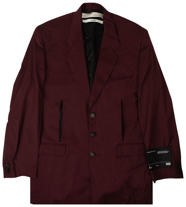 Off White Constructed Jacket Purple
