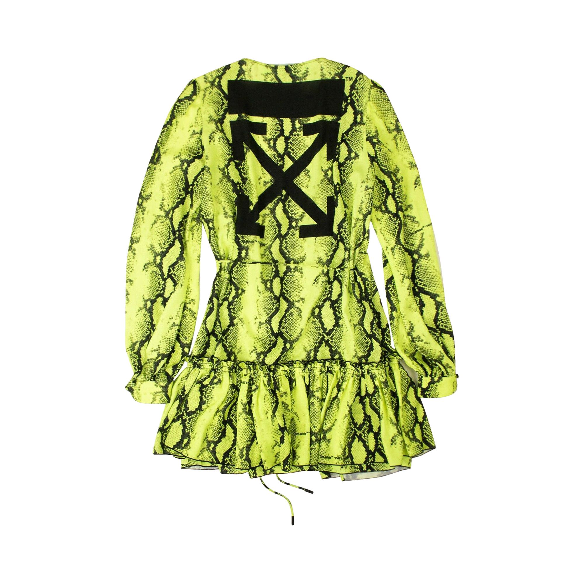 Off white snakeskin dress clearance