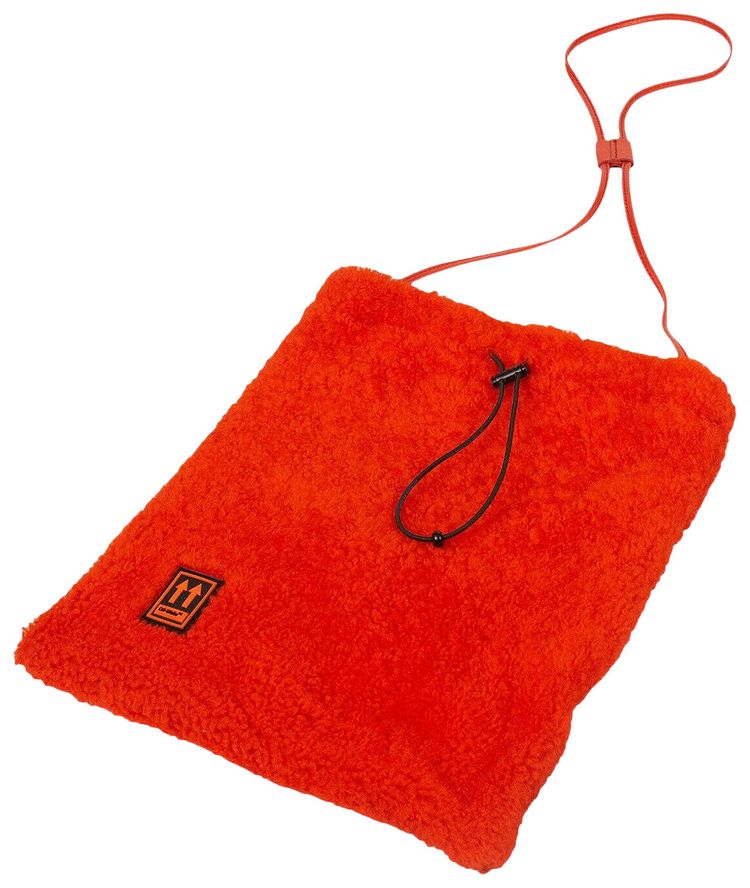 Off White Shoelace Crossbody Bag Orange