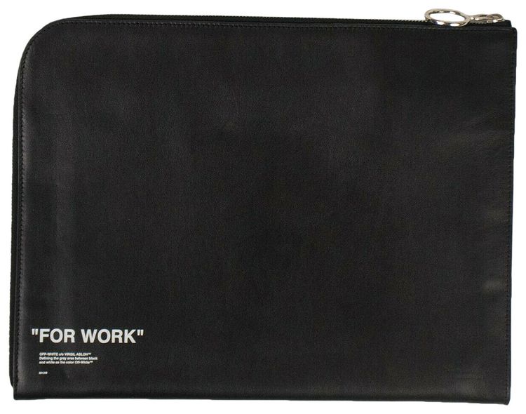 Off White For Work Clutch Black