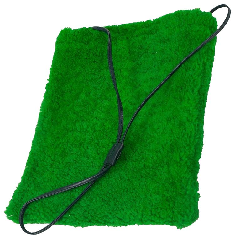 Off White Shoelace Crossbody Bag Green