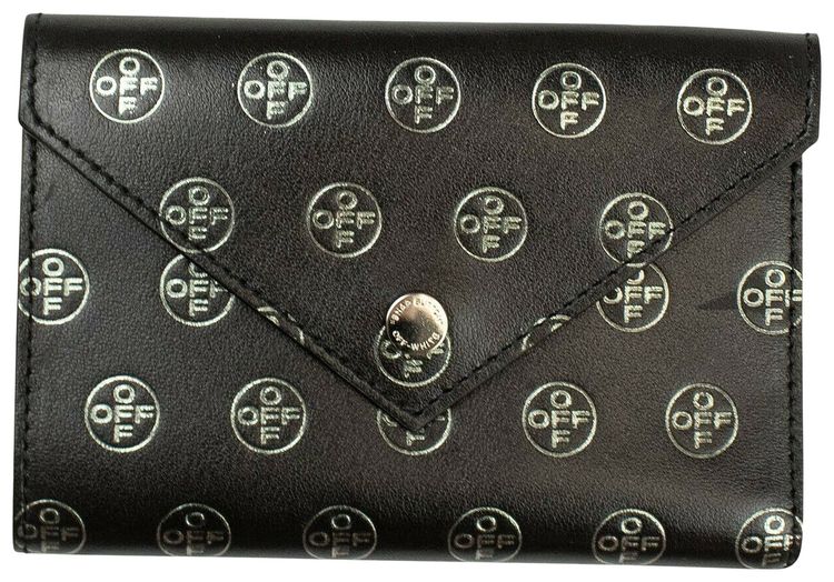 Off White Off Cross Wallet Black