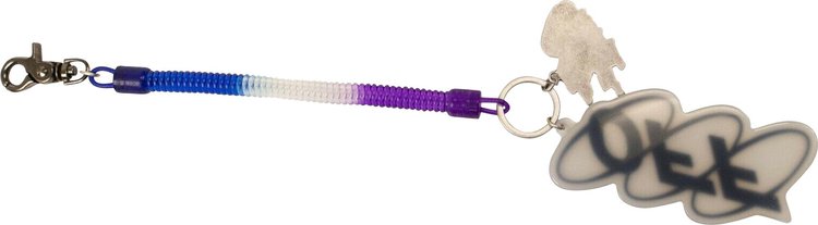 Off White Bungee Key Ring Purple