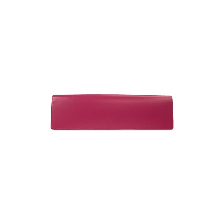 Off White Leather 22 Jintey Clutch Bag Pink