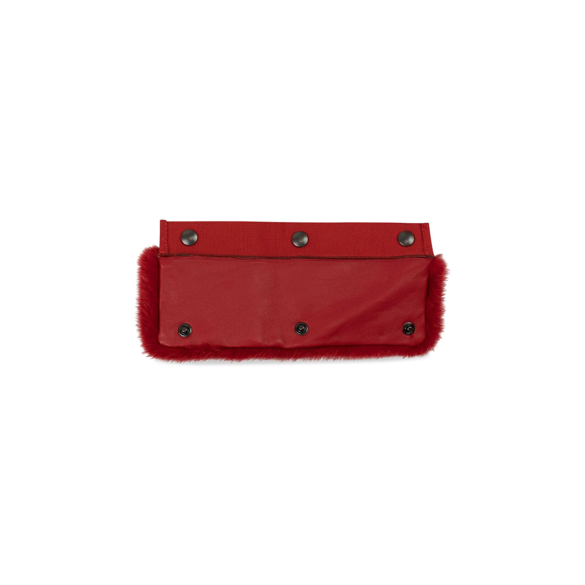 【国際ブランド】 Fur Off-White Buy Handle 'Red Bag Handle Top Cover ショルダーバッグ