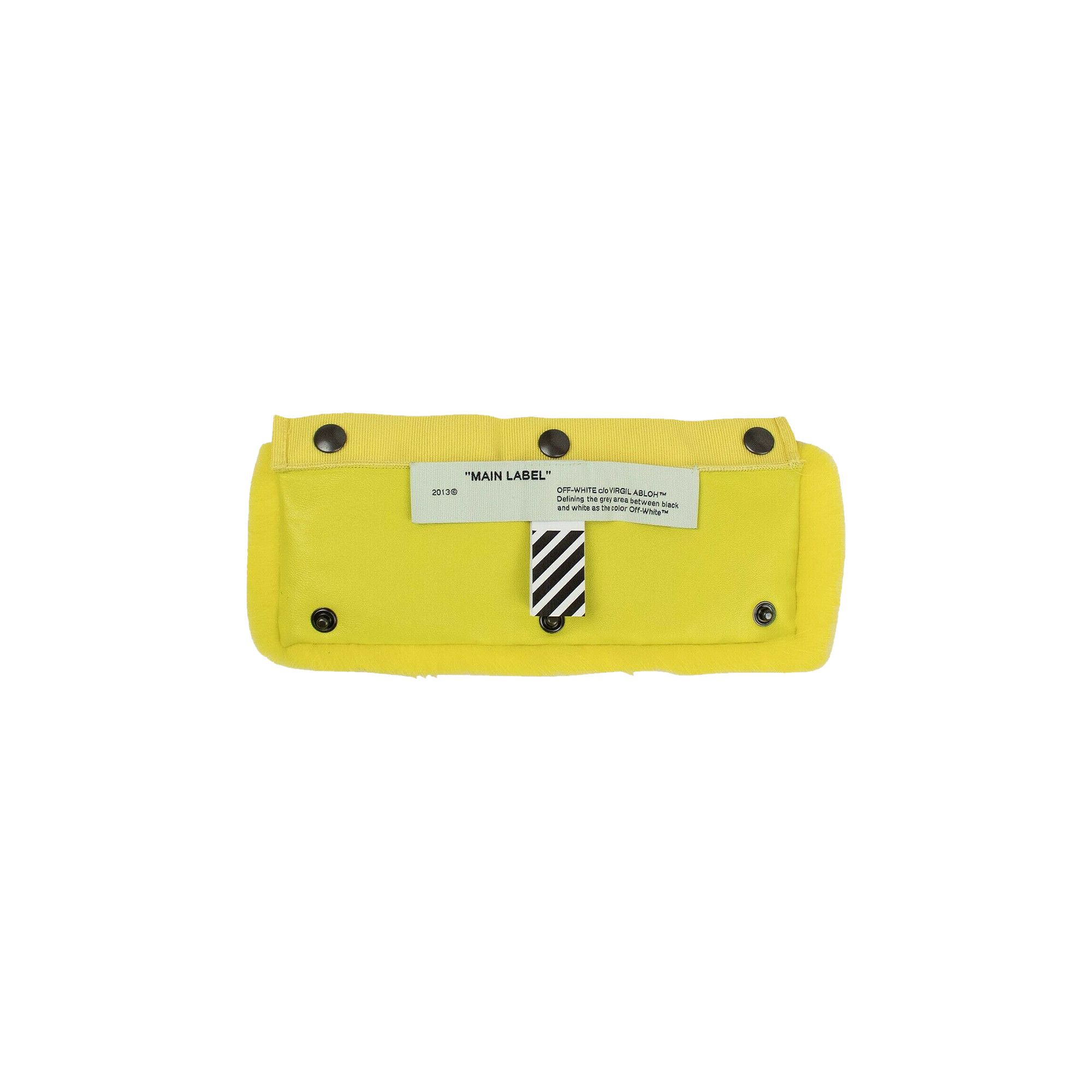 【人気急上昇】 Fur Off-White Buy Handle 'Yellow Bag Handle Top Cover ショルダーバッグ