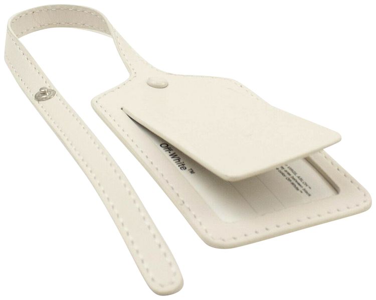 Off White Luggage Tag White