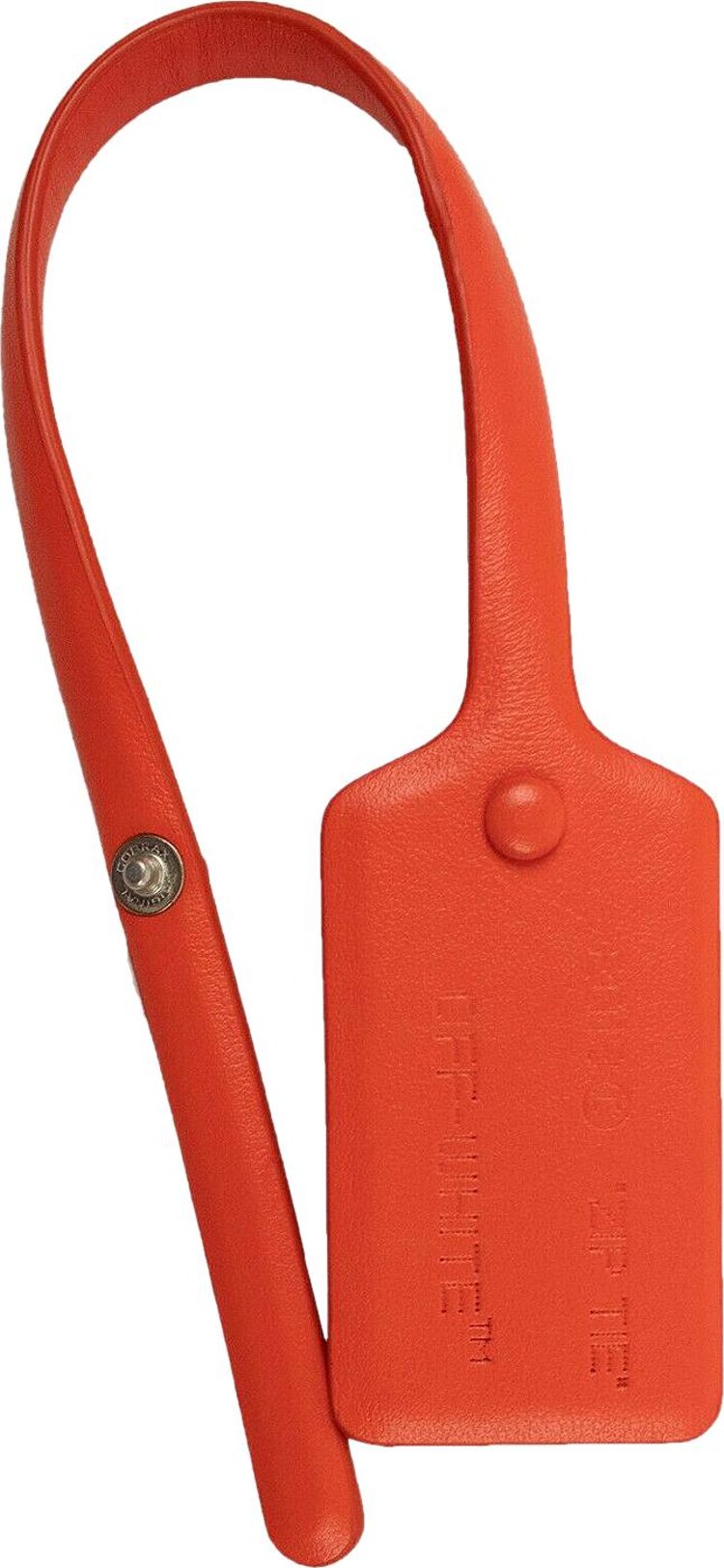 Off White Luggage Tag Red