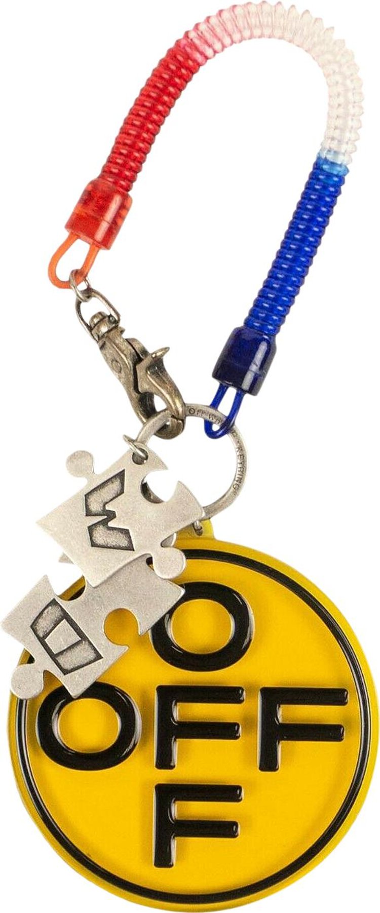 Off-White Bungee Puzzle Keyring 'Yellow'