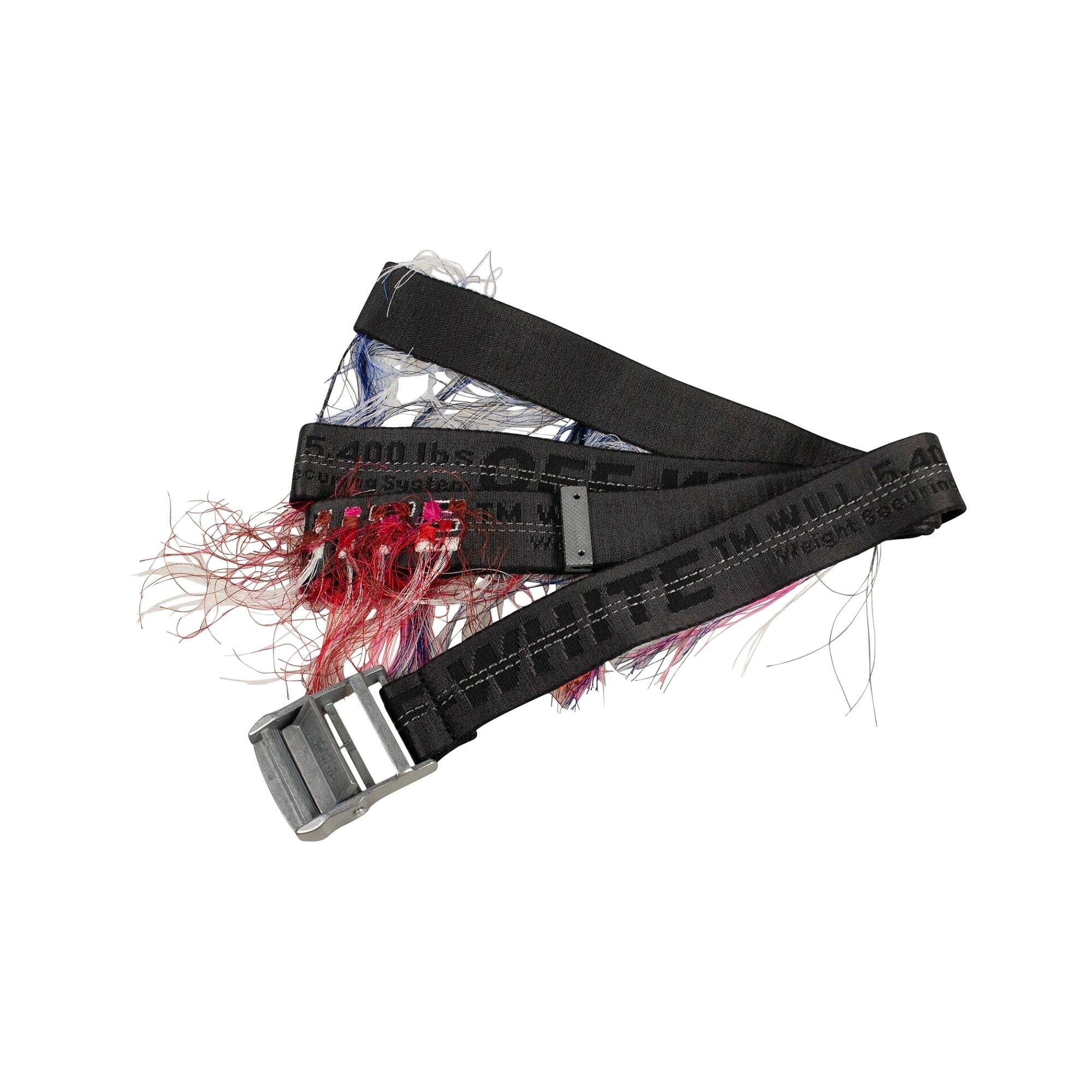 Off white belt black red cheap