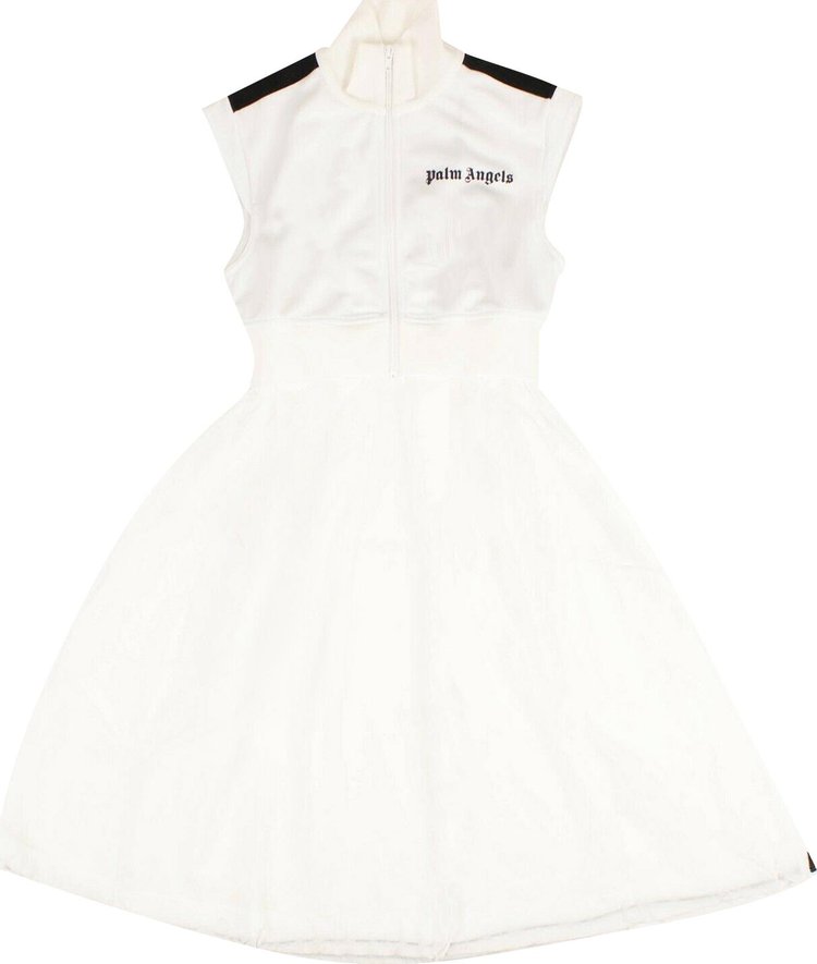 Palm Angels Track Dress White