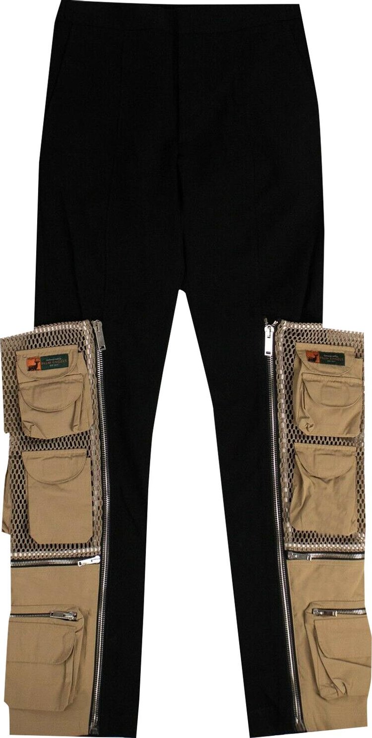 Palm Angels Panels Chino Pants 'Black'