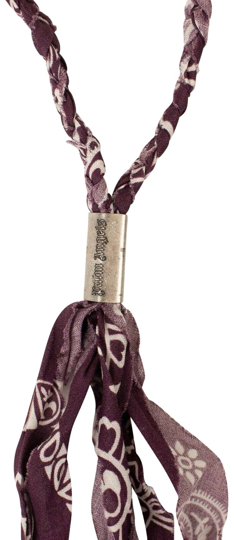 Palm Angels Bandana Necklace Purple