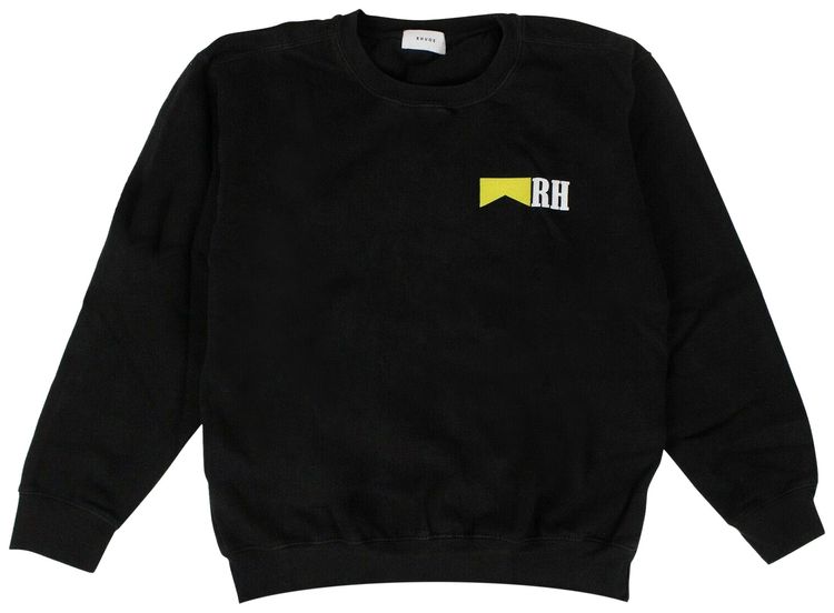Rhude Cigarette Crewneck Sweatshirt Black