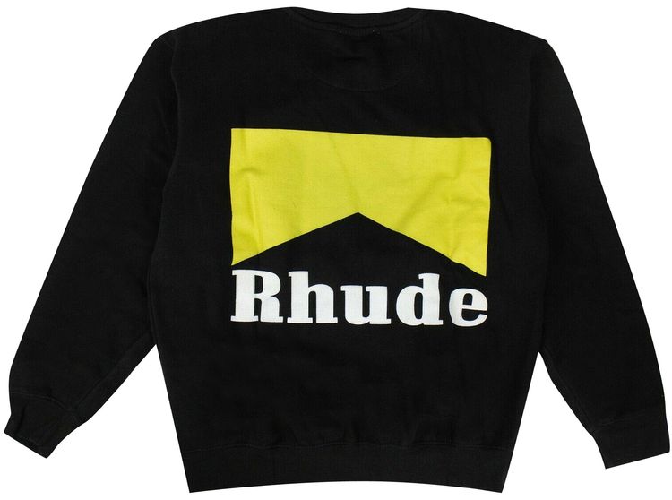 Rhude Cigarette Crewneck Sweatshirt Black
