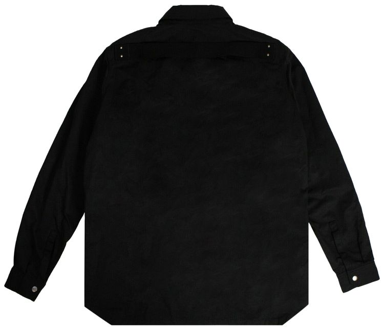 Rick Owens Nylon Overshirt Black