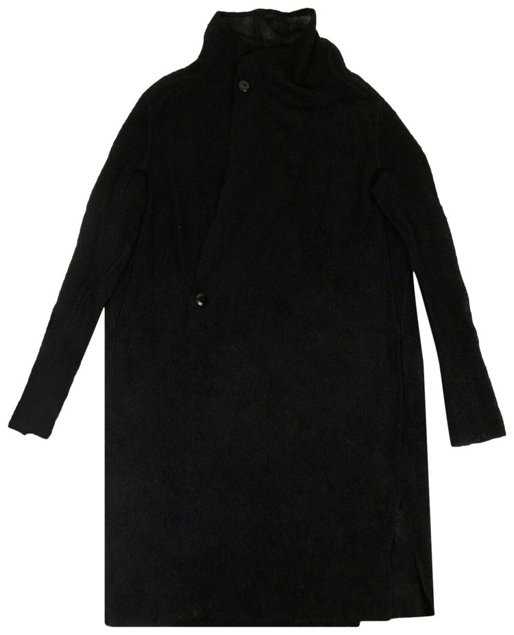 Rick Owens Mohair Limo Liner Peacoat 'Black' | GOAT