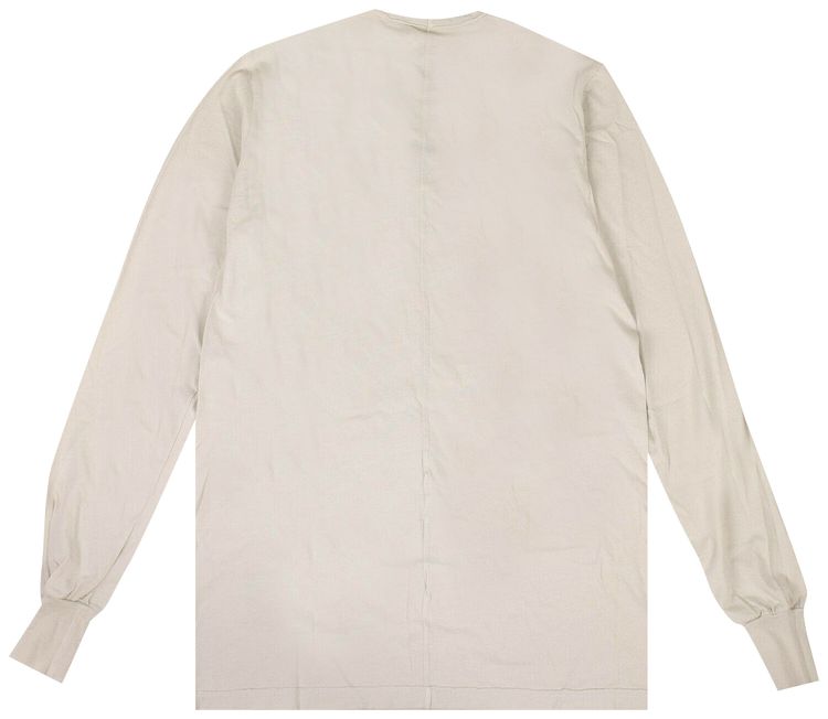 Rick Owens Level Long Sleeve T Shirt Oyster