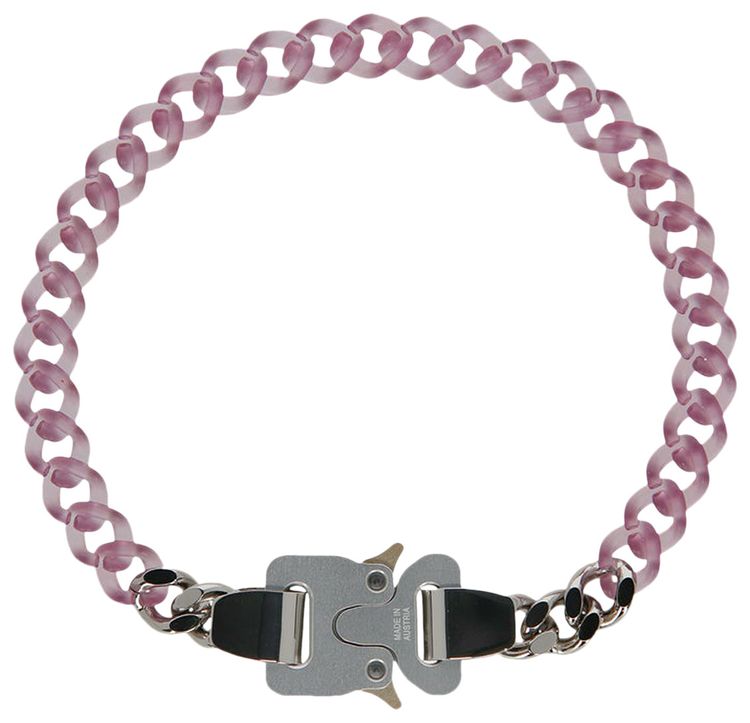 1017 ALYX 9SM Buckle Chain Necklace Lilac