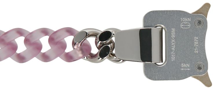 1017 ALYX 9SM Buckle Chain Necklace Lilac