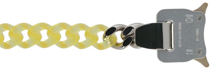 1017 ALYX 9SM Buckle Chain Necklace Yellow