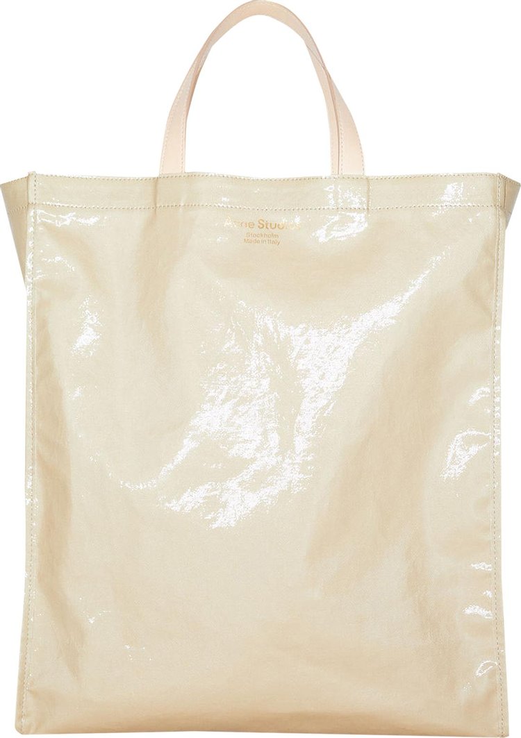 Acne Studios Shiny Tote Bag 'Beige'