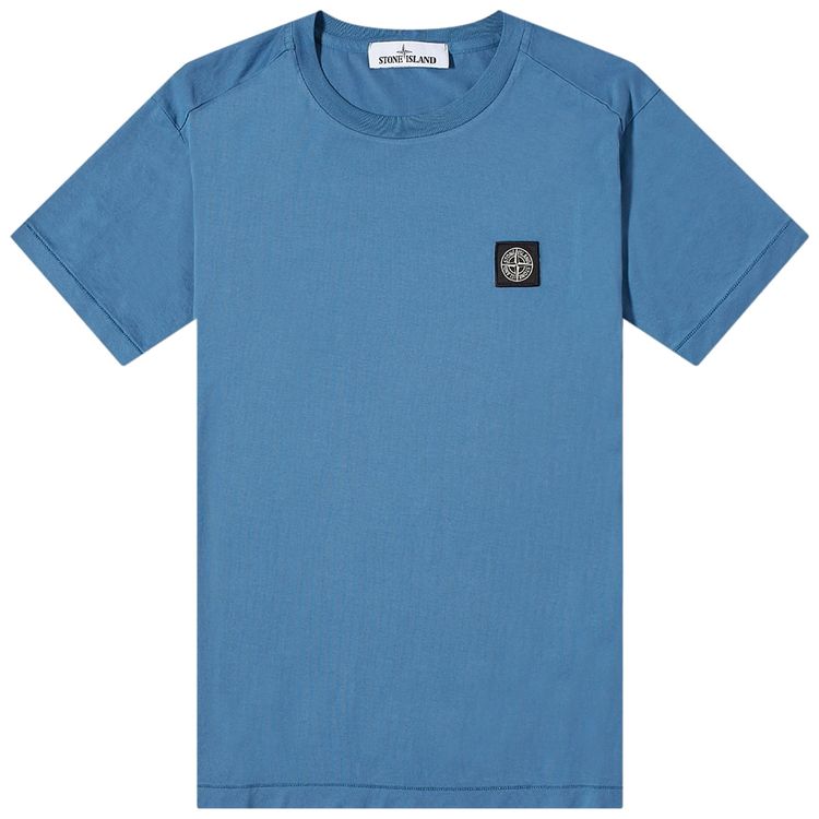 Stone Island Short Sleeve T Shirt Mid Blue