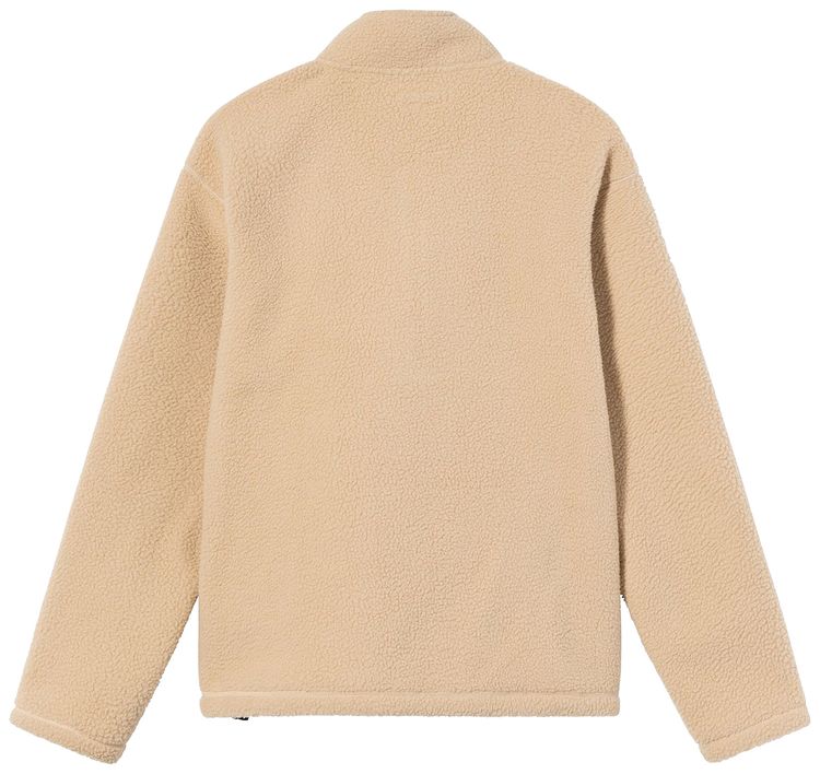 Stussy Half Zip Mock Beige