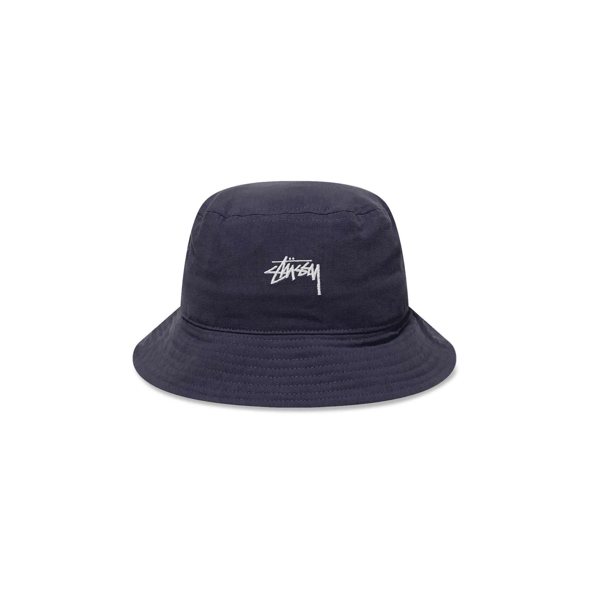 Buy Stussy Basic Logo Bucket Navy 1321067 NAVY GOAT