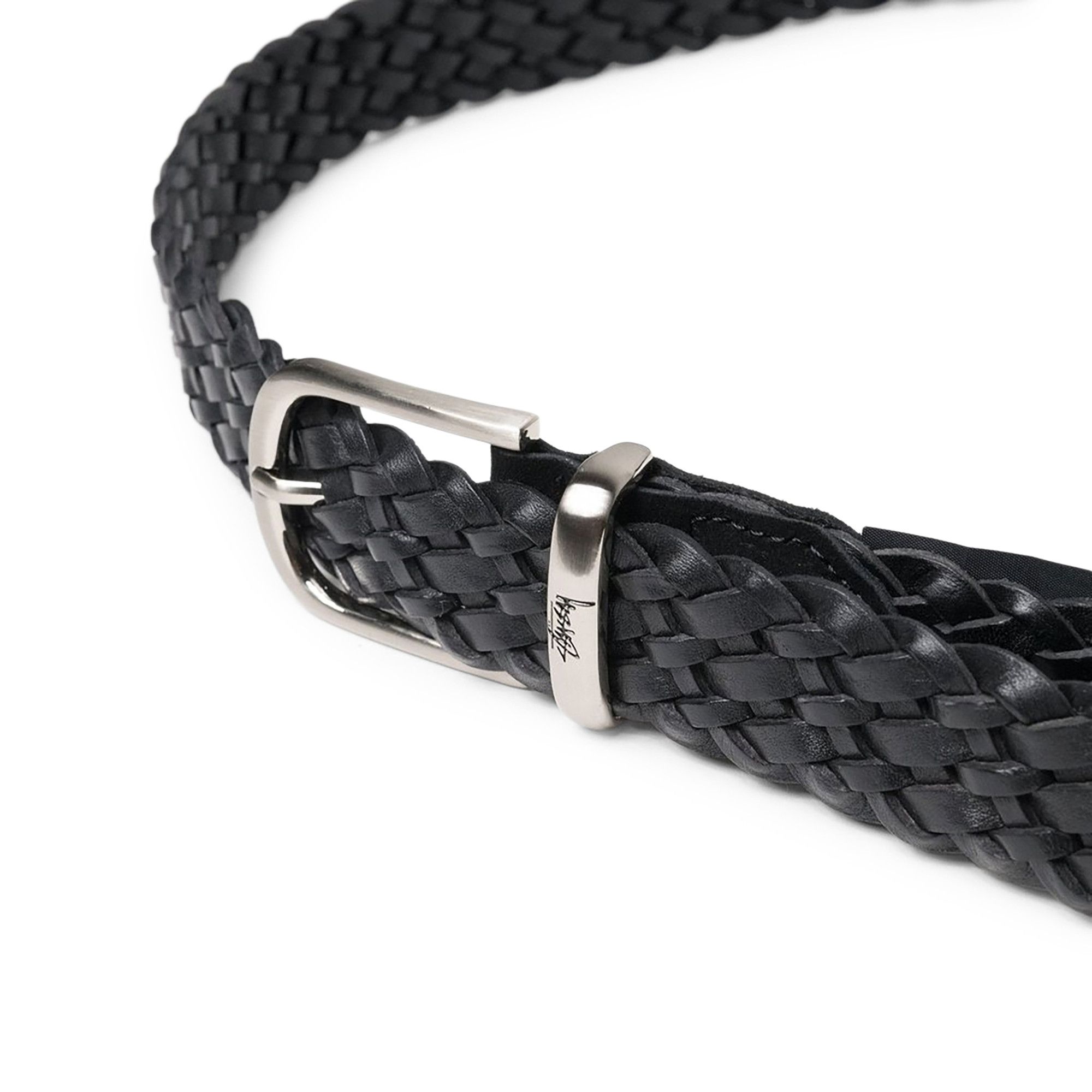 最も 割引 'Black' Belt Leather Braided Stussy Buy - GOAT | BLAC 135180 小物
