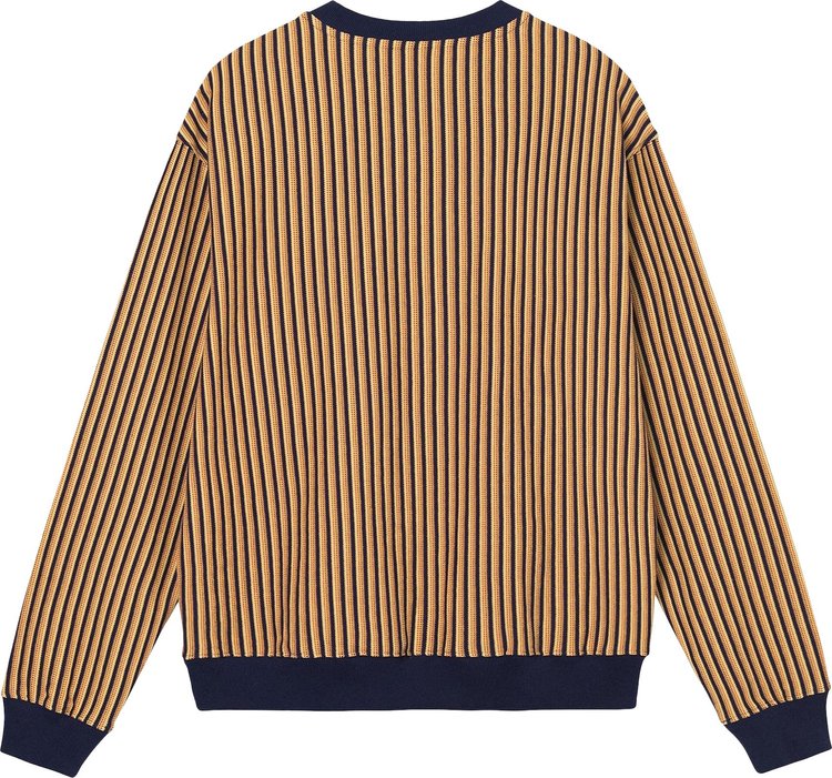 Stussy Vertical Striped Long Sleeve Navy