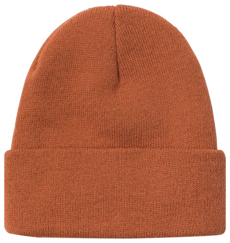 Stussy Stock Cuff Beanie Rust