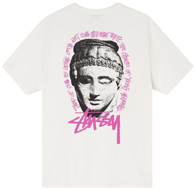Stussy Young Moderens Pigment Dyed Tee Natural