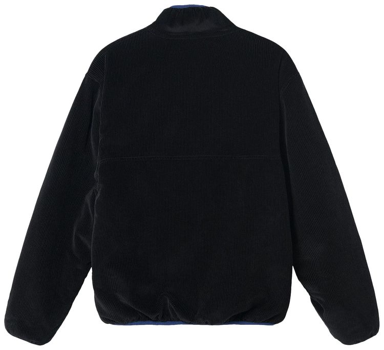 Stussy Corduroy Mock Pullover Black