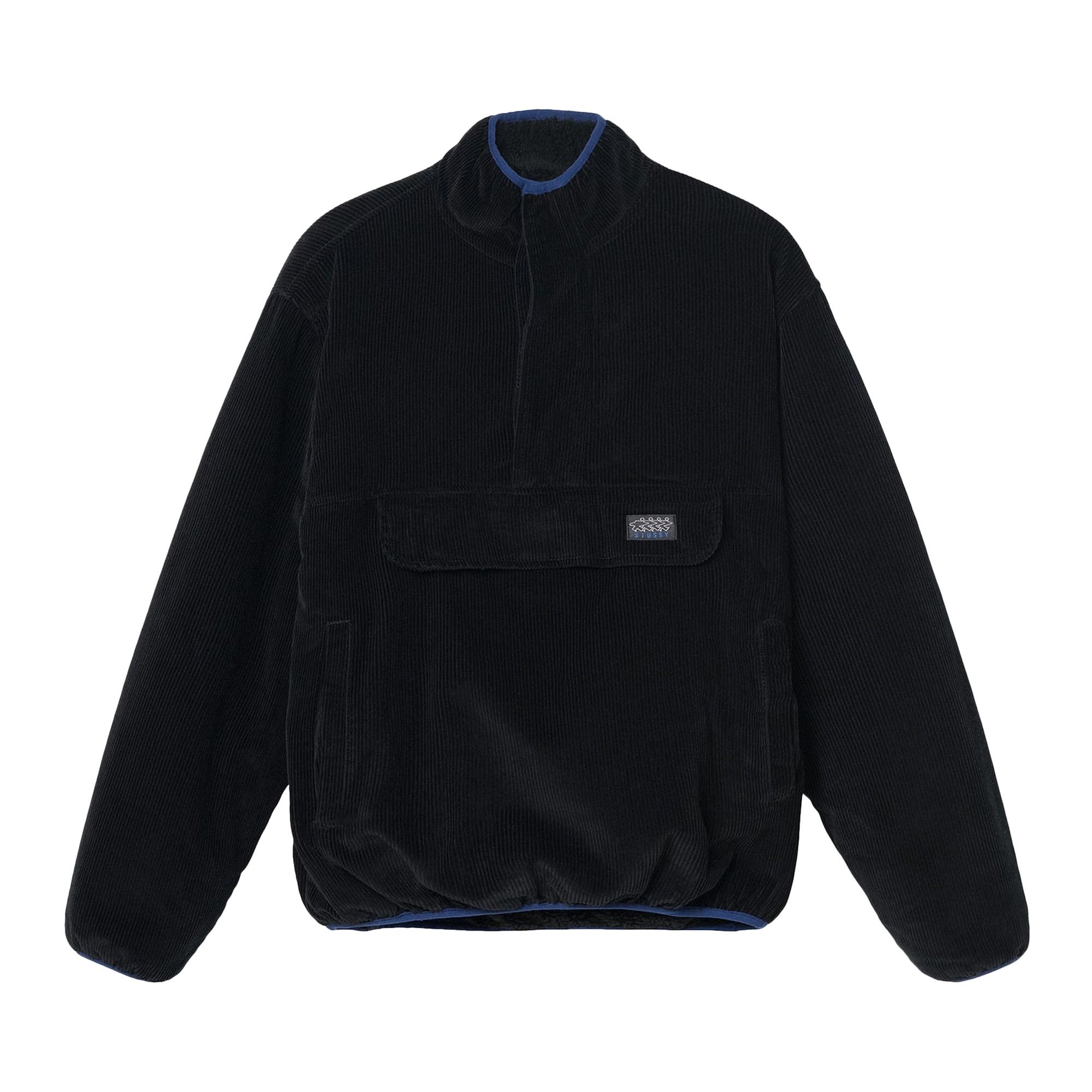 Stussy logo half zip sweat shop