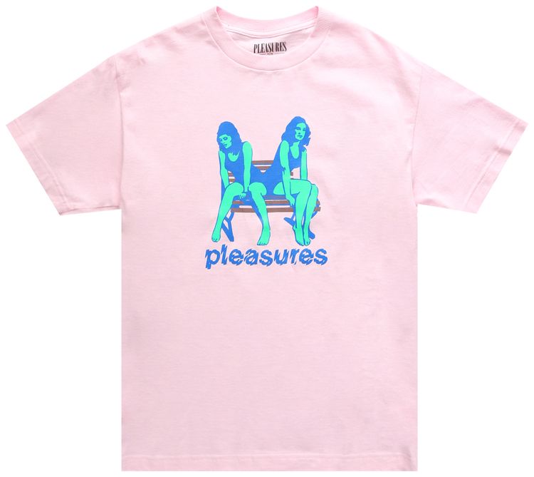 Pleasures Bench T Shirt Pink