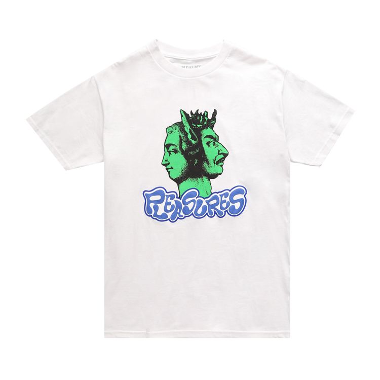 Pleasures Two Face T Shirt White