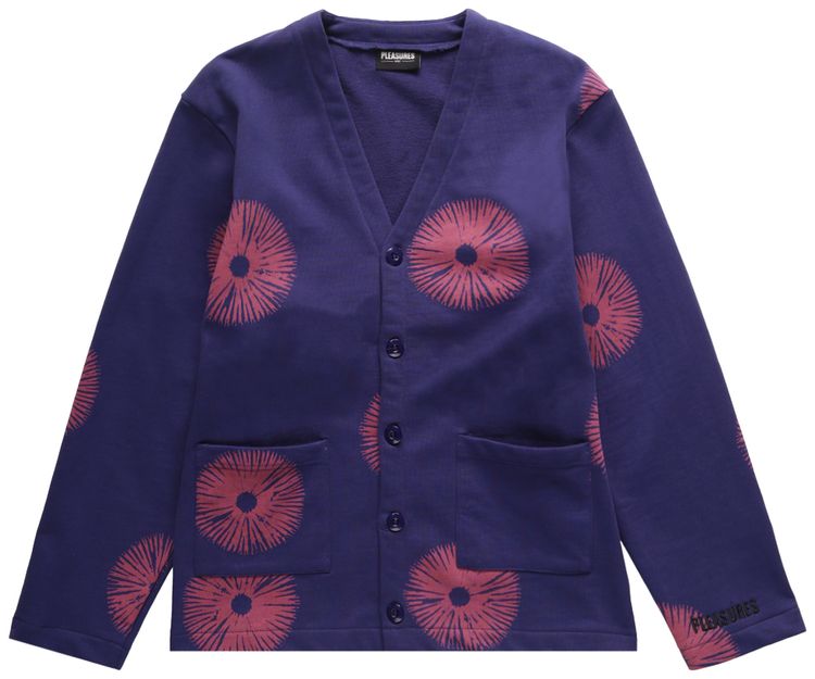 Pleasures Freeze Cardigan Blue