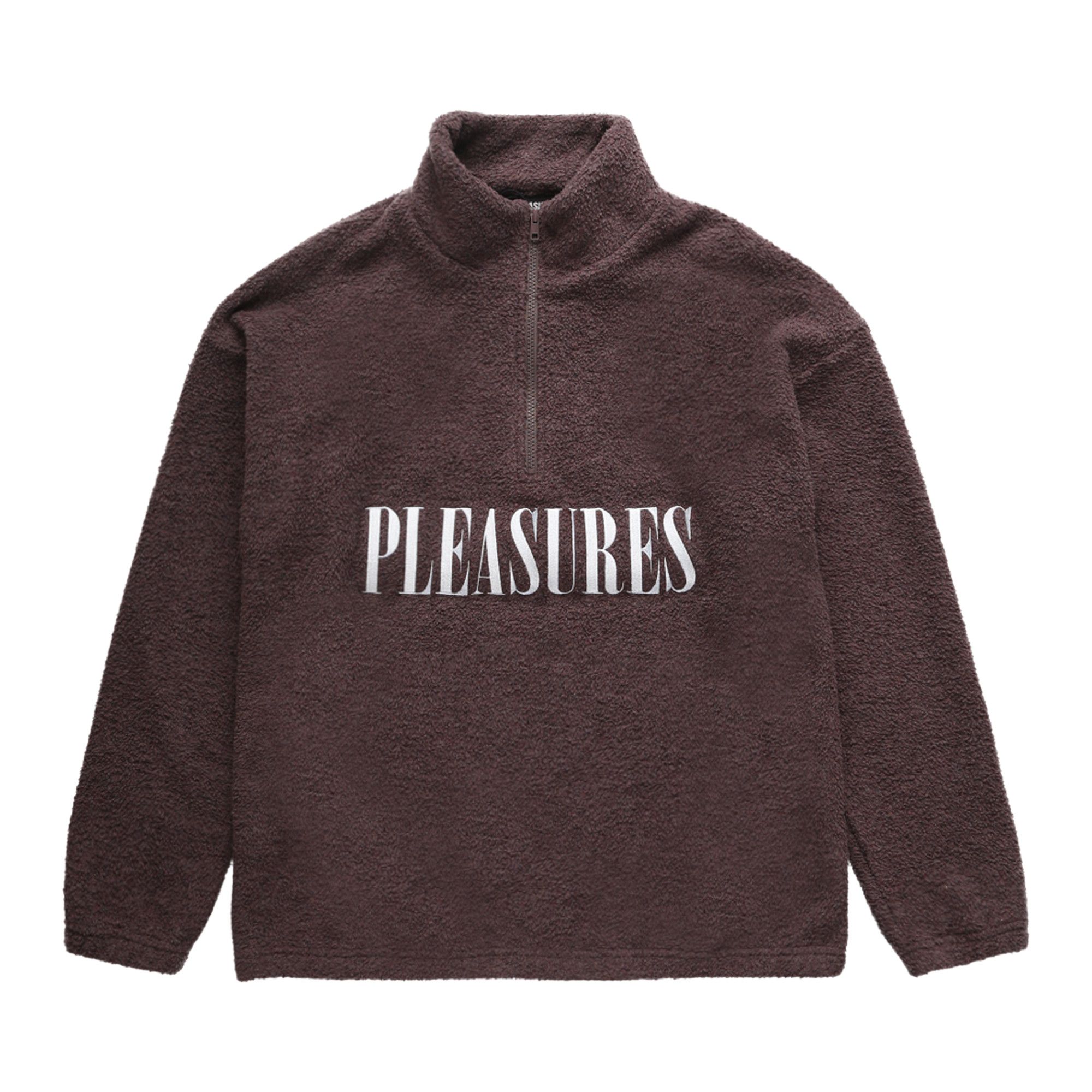 Buy Pleasures Searching Quarter Zip Purple P21W031 PURP GOAT