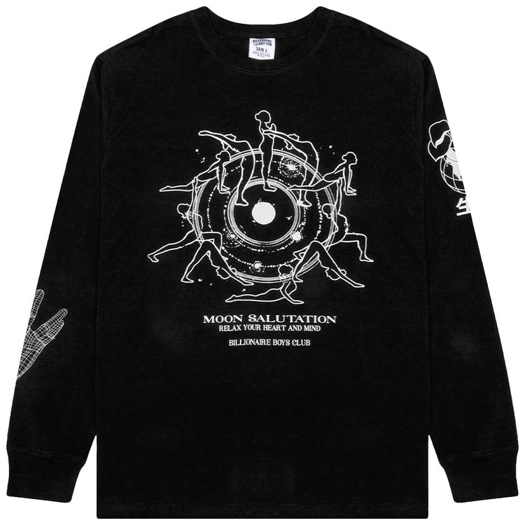 Billionaire Boys Club Moon Salutations Ls T Shirt Black