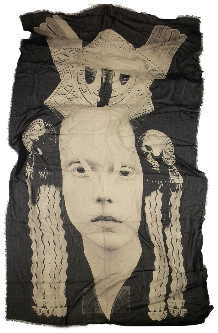 Rick Owens Crown Scarf BlackPearl