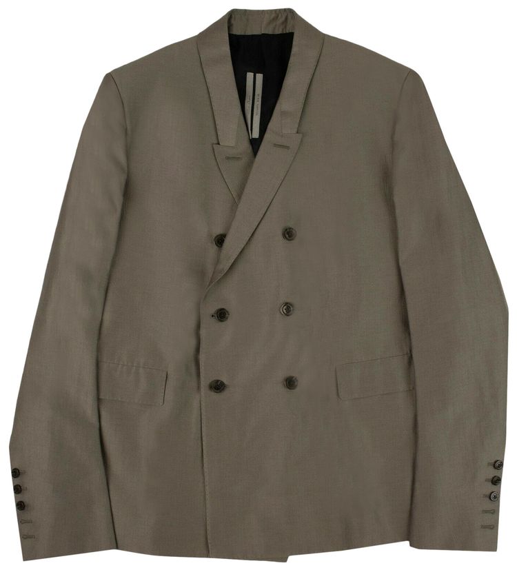 Rick Owens Double Buttoned Blazer Dust